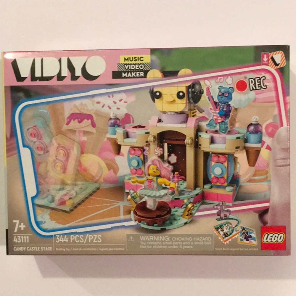 LEGO VIDIYO 43111 ‘Candy Castle Stage’ 344 Pieces.